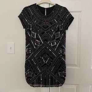 Parker beaded mini dress